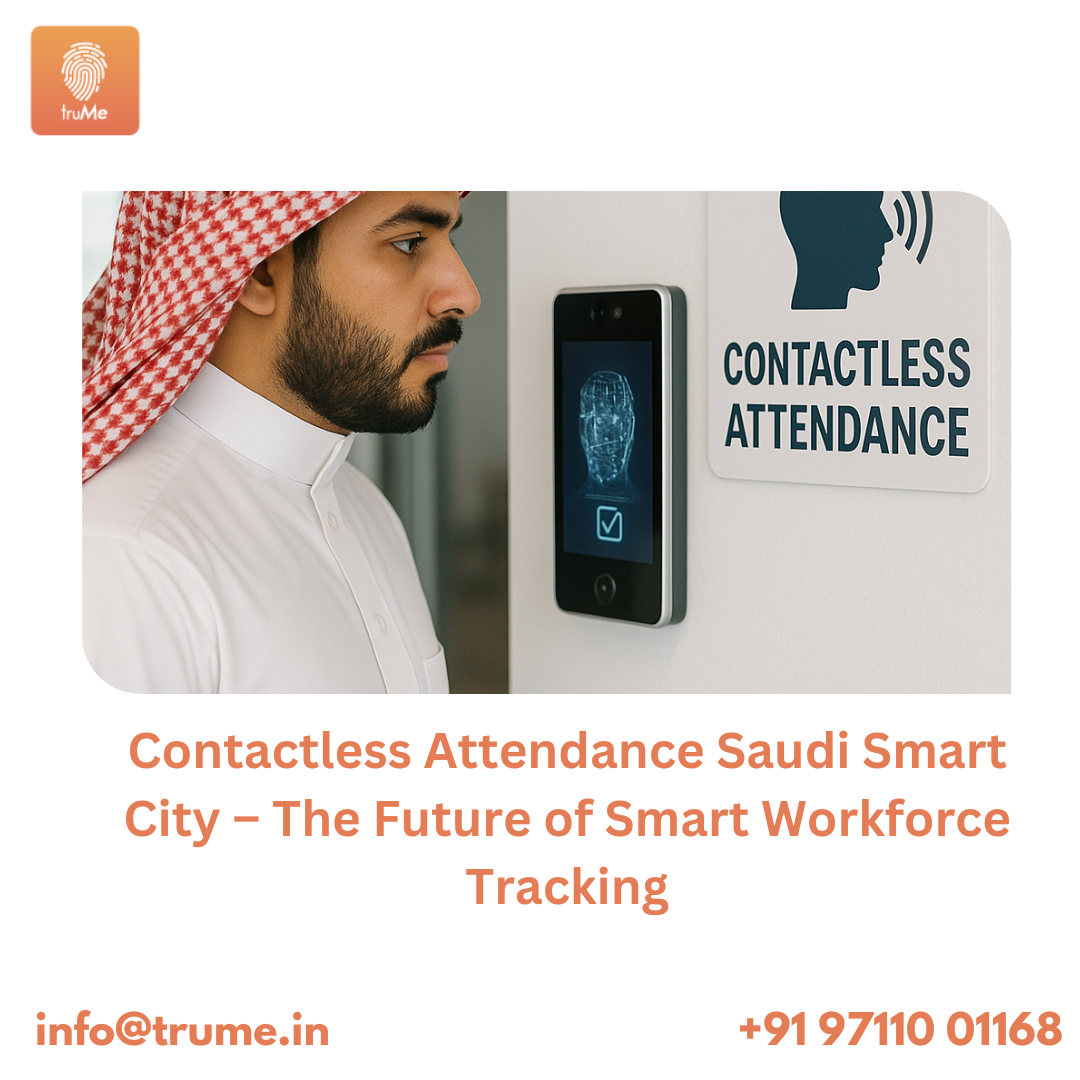 contactless attendance Saudi smart city